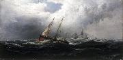 James Hamilton After a Gale Wreckers china oil painting artist